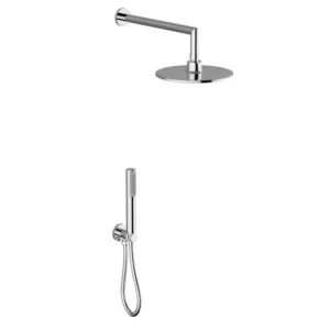 Teorema Basic 0900411 tuš set 220 mm Teorema Basic 0900411 okrugli tuš set 220 mm hrom
