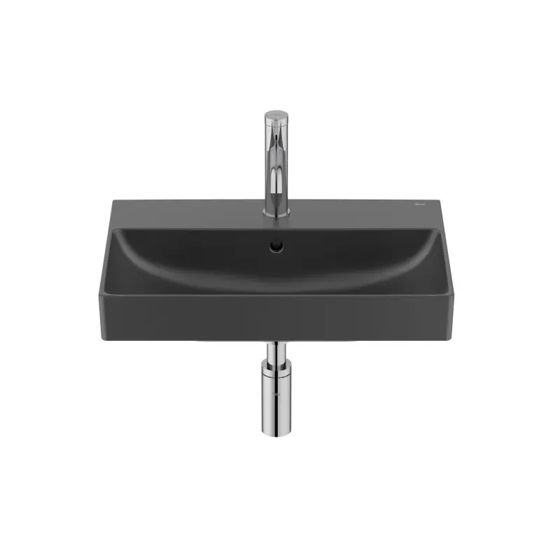 Roca Ona A327683080 kompaktni konzolni lavabo 55 × 36 cm u mat crnoj boji