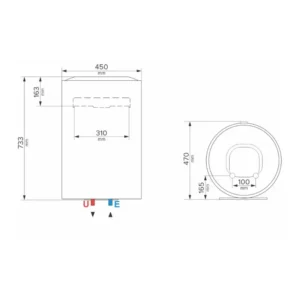 Ariston Lydos Wi-Fi 80 V 1,8K EN EU električni bojler 80 litara