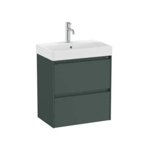 Roca Ona A851683513 mat zeleni ormarić sa lavaboom 55 cm