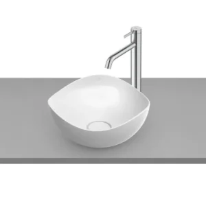 Roca Ruy Ohtake A327A15000 beli okrugli nadgradni lavabo Ø38 cm