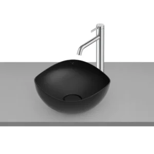 Roca Ruy Ohtake A327A15080 mat crni okrugli nadgradni lavabo Ø38 cm