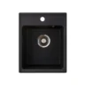 Metalac xQuadro 40 granitna sudopera 40x50 cm crna (152981)