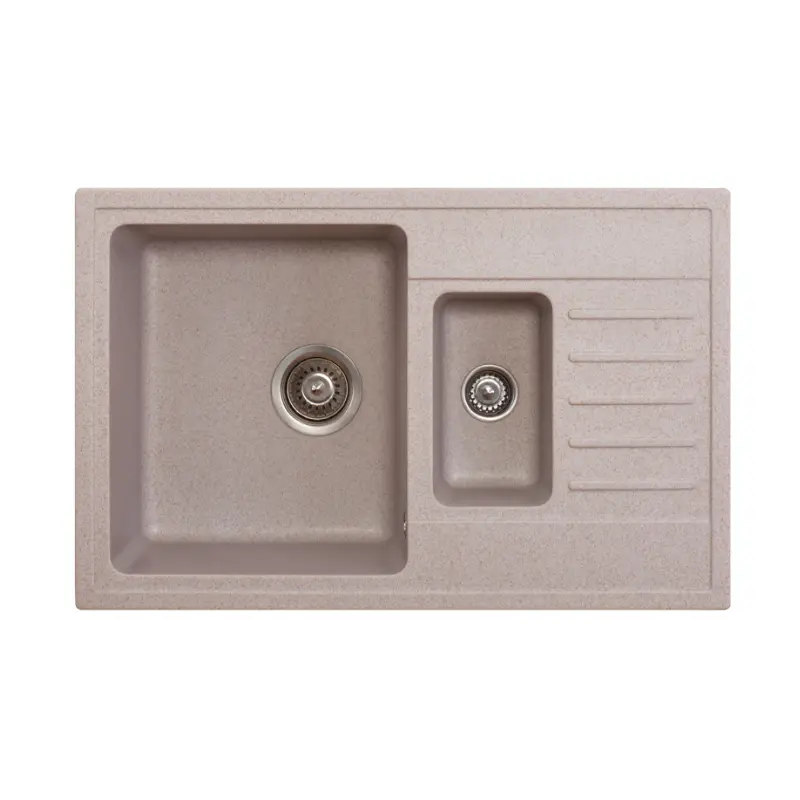Metalac xQuadro Plus 1.5D granitna sudopera 78x50 cm bež (158551)
