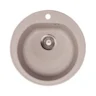 Metalac xVenera 510 granitna sudopera Ø51 cm bež (113004)