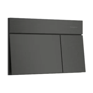 Hansgrohe iFrame Element E tipka za ugradni vodokotlić brušeni crni hrom 66003340