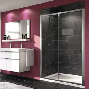 Huppe X1 klizna vrata za tuš kabinu 120 cm hrom Anti-Plaque H-190 140402069322