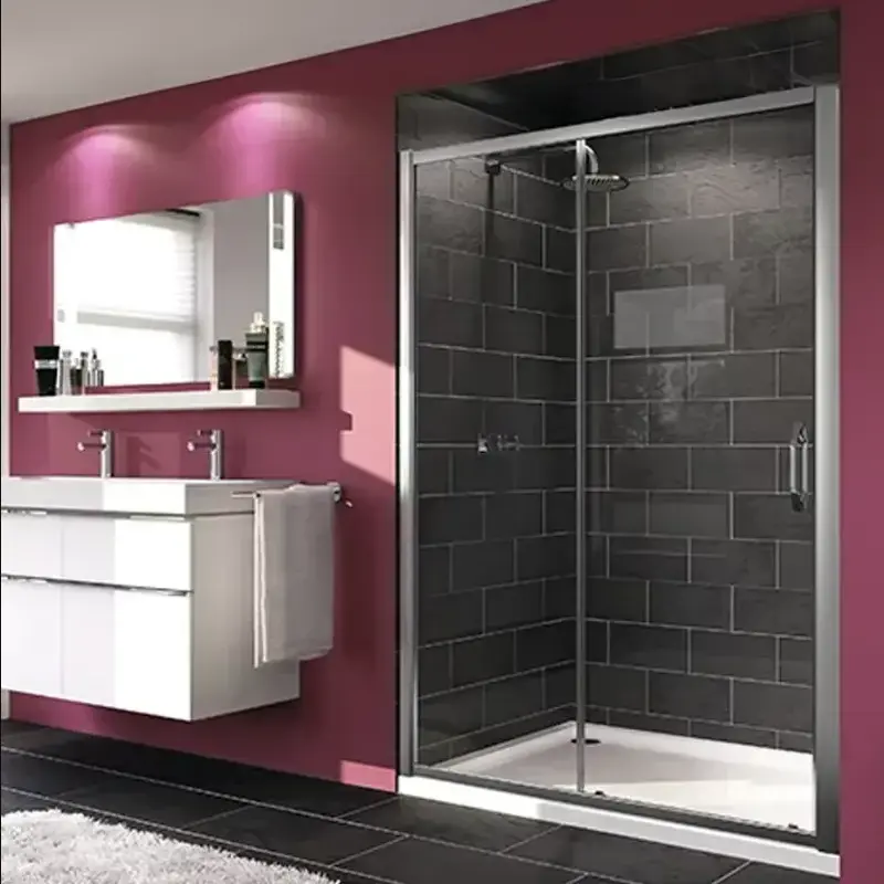 Huppe X1 klizna vrata za tuš kabinu 120 cm hrom Anti-Plaque H-190 140402069322