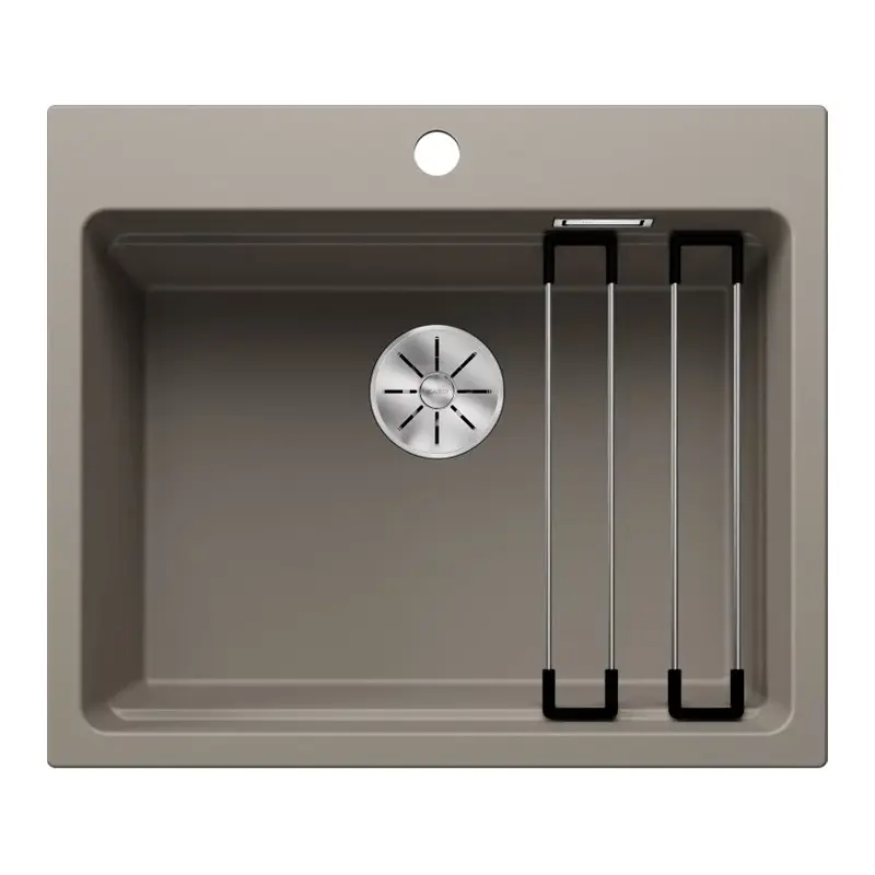 Blanco Etagon 6 granitna ugradna sudopera tartuf 60x51 cm sa dve ETAGON inox šine 524546