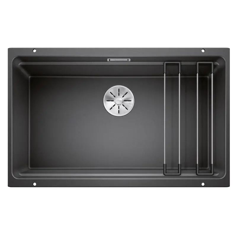 Blanco Etagon 700-U granitna podgradna sudopera antracit mat 73x46 cm sa dve ETAGON inox šine 525167