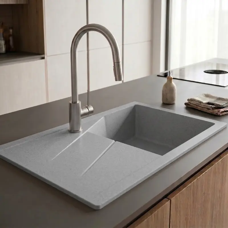 Metalac xLinea Plus granitna sudopera 78x50 cm grafit 372993